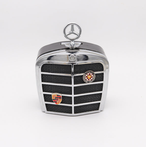 MERCEDES BENZ 1966 Royal London Radiator Grill Petrol Lighter In Lacquered Steel Mint In Box