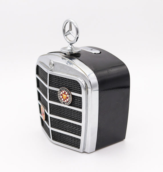 MERCEDES BENZ 1966 Royal London Radiator Grill Petrol Lighter In Lacquered Steel Mint In Box
