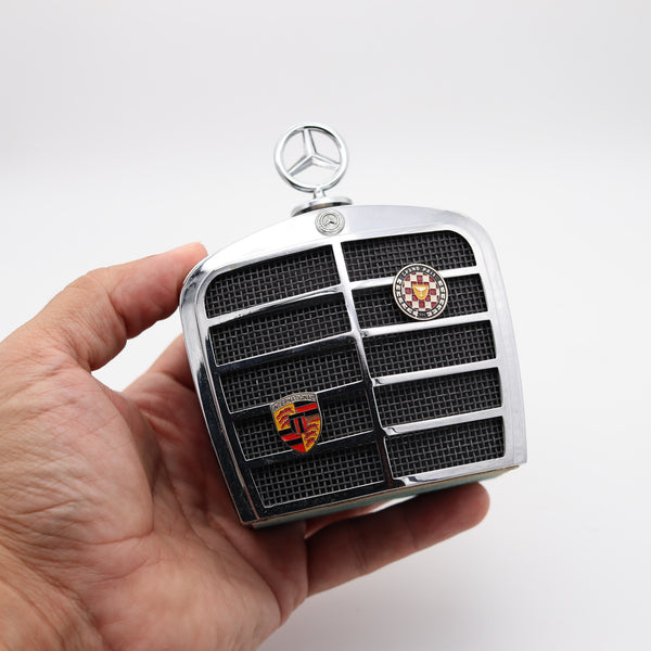 MERCEDES BENZ 1966 Royal London Radiator Grill Petrol Lighter In Lacquered Steel Mint In Box