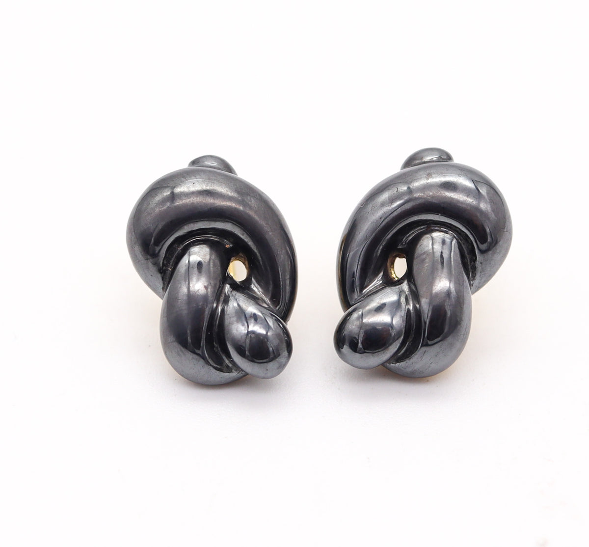 TIFFANY & CO. 1978 By Angela Cummings Knots Earrings in 18Kt Yellow Go ...
