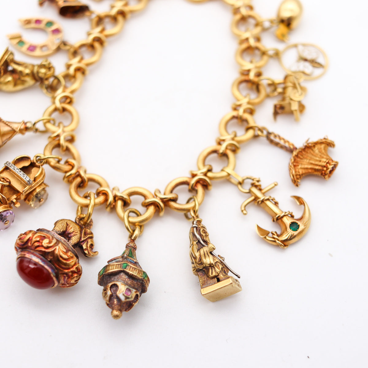 Real gold charms for on sale bracelets