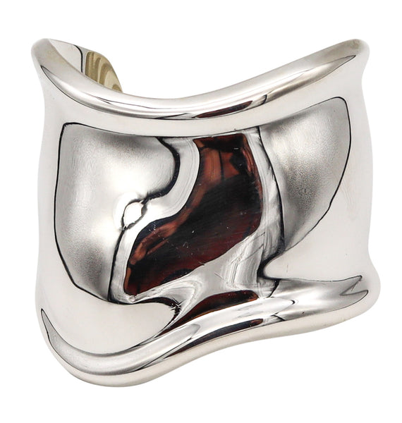 TIFFANY & CO. 1980 Elsa Peretti Vintage RIGHT Bone Cuff In .925 Sterling Silver