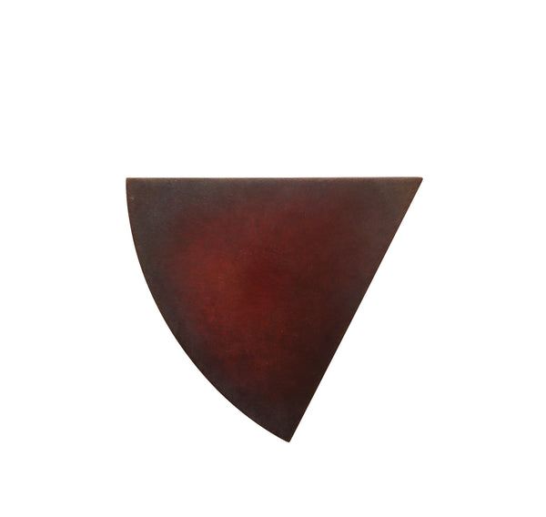 -Thomas Gentille 1970 Geometric Triangular Pendant Brooch In 18kt Gold And Bronze