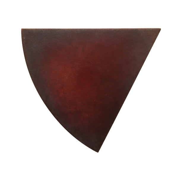 -Thomas Gentille 1970 Geometric Triangular Pendant Brooch In 18kt Gold And Bronze