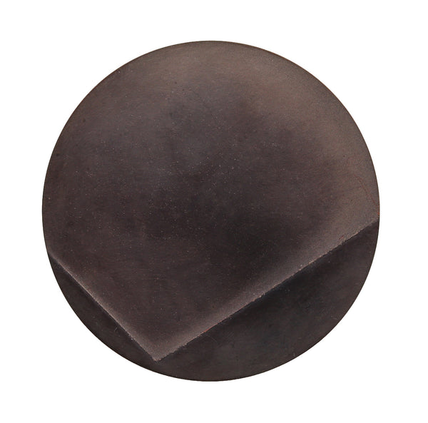 -Thomas Gentille 1970 Geometric Round Pendant Brooch In 18kt Gold And Patinated Bronze