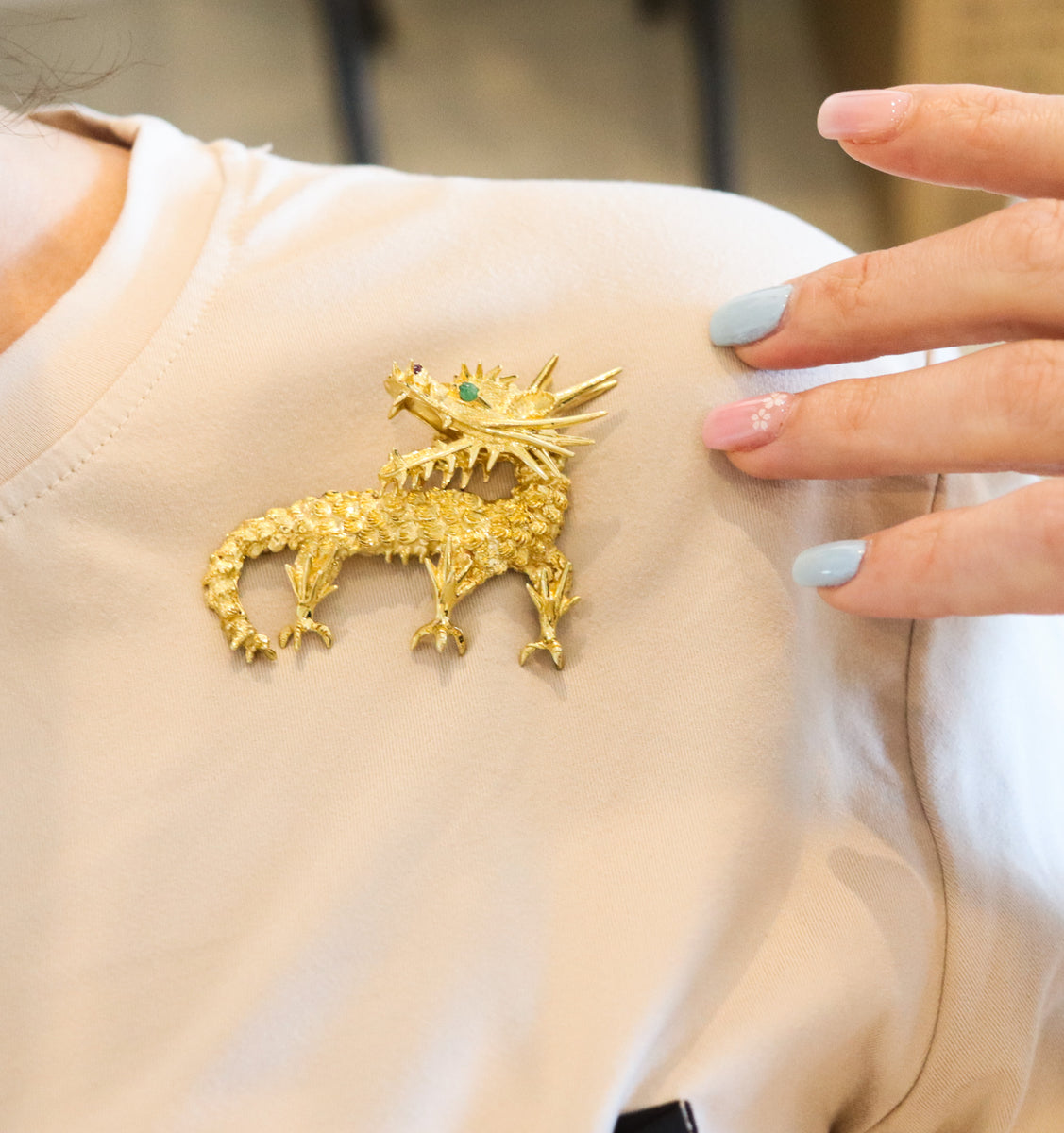 Cartier Dragon Brooch ✨Cartier Mini Plate 龍 Dragon✨ CARTIER