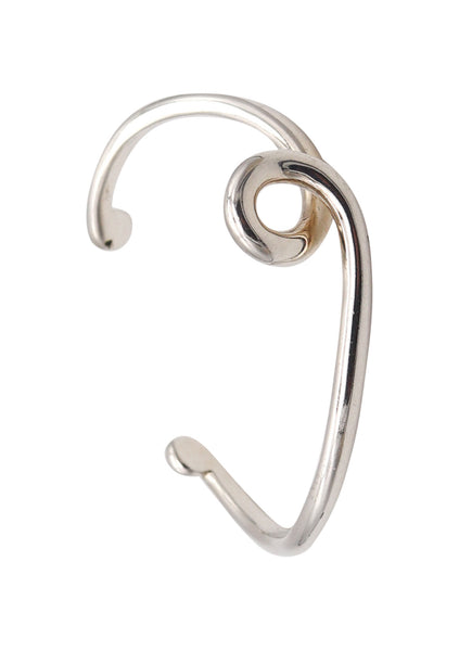 -Angela Cummings 1991 Studio Twisted Sculptural Bracelet In .925 Sterling Silver