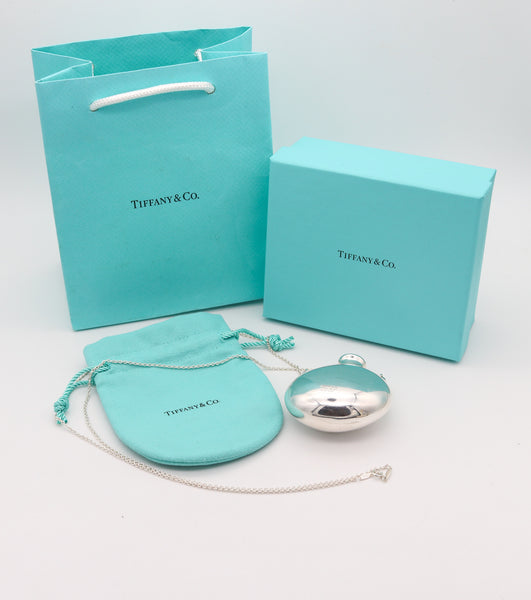 TIFFANY & CO. Elsa Peretti Jumbo Jar-Bottle Necklace In .925 Sterling Silver