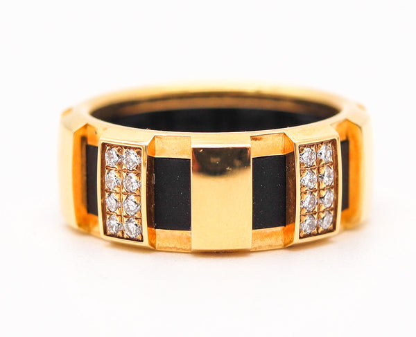 CHAUMET Paris Class-One Eternity Ring In 18Kt Yellow Gold With VVS Diamonds
