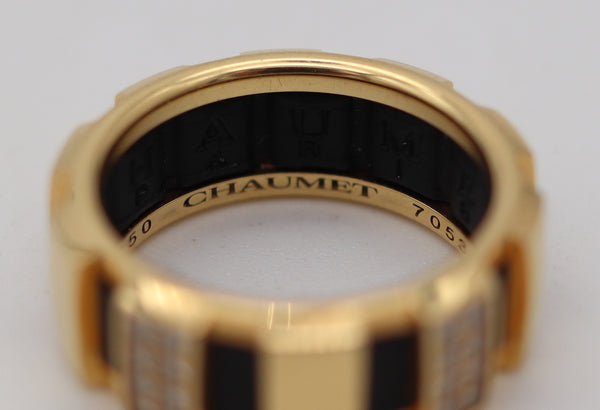 CHAUMET Paris Class-One Eternity Ring In 18Kt Yellow Gold With VVS Diamonds