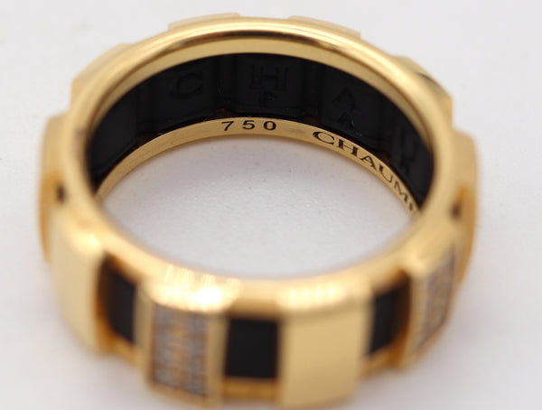 CHAUMET Paris Class-One Eternity Ring In 18Kt Yellow Gold With VVS Diamonds