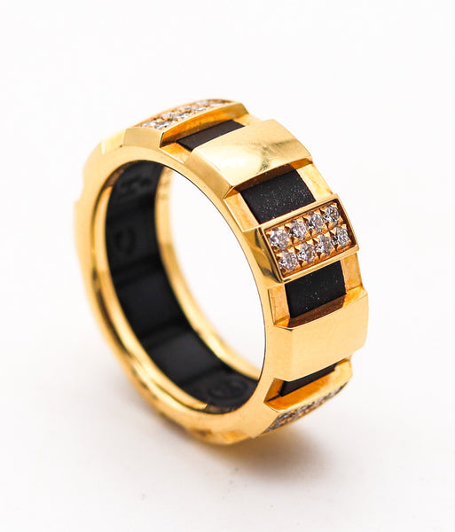 CHAUMET Paris Class-One Eternity Ring In 18Kt Yellow Gold With VVS Diamonds