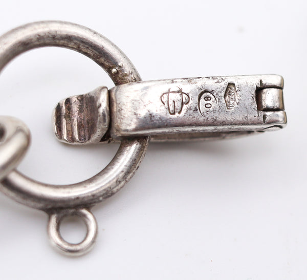 -Bucherer Geneve 1960 Retro Modernist Ladies Wristwatch In Solid Sterling Silver