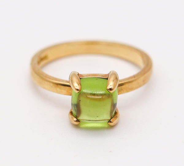 TIFFANY & CO. By Paloma Picasso Sugar Ring In 18Kt Yellow Gold With Peridot