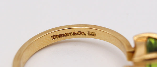 TIFFANY & CO. By Paloma Picasso Sugar Ring In 18Kt Yellow Gold With Peridot