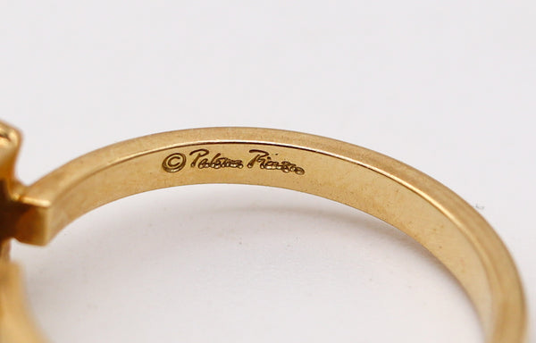TIFFANY & CO. By Paloma Picasso Sugar Ring In 18Kt Yellow Gold With Peridot