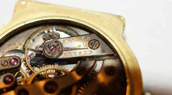 VERGER FRERES 1901 For Spaulding & Co Edwardian Watch-Pendant In Guilloche 18Kt Gold Platinum And Diamonds