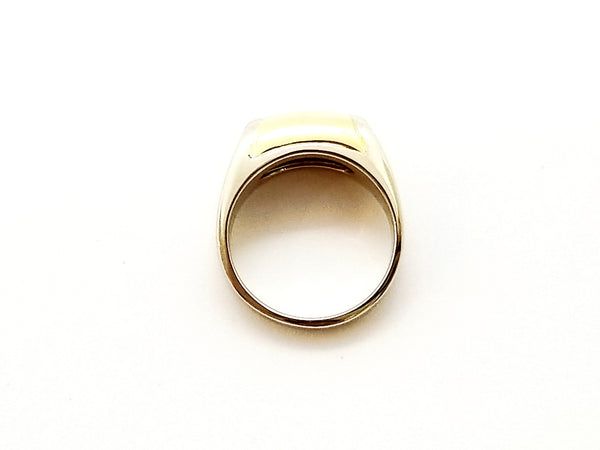 BVLGARI 18 KT TWO TONES GOLD TRONCHETTO UNISEX RING