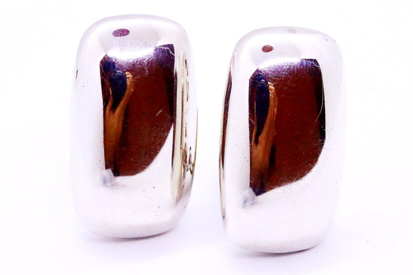 LIZ CLAIBORNE SOLID STERLING SILVER .925 LIMITED EDITION VINTAGE EARRINGS