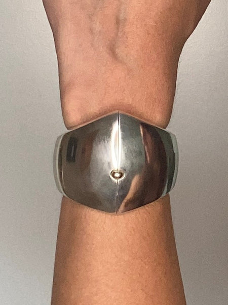 Georg Jensen 1954 By Nanna and Jørgen Ditzel Iconic Bracelet Cuff 107 In 925 Sterling Silver