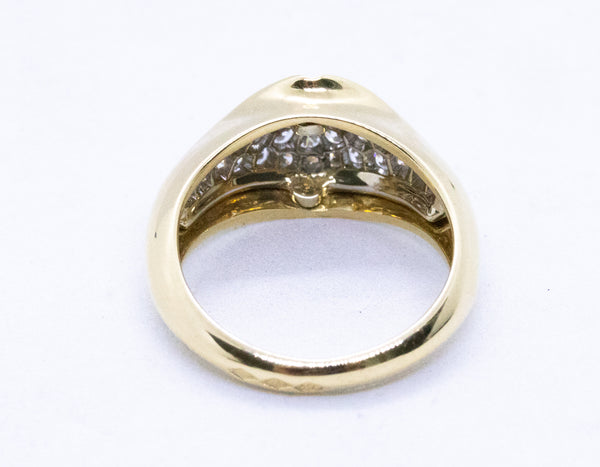 VAN CLEEF & ARPELS VCA DIAMONDS 18 KT AND PLATINUM RING