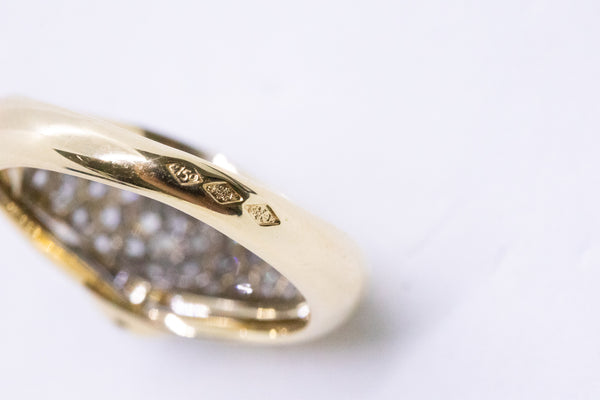 VAN CLEEF & ARPELS VCA DIAMONDS 18 KT AND PLATINUM RING