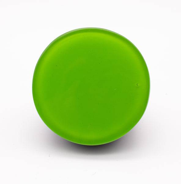GERDA LYNGGAARD MONIES 1998 FRANCE VINTAGE STATEMENT RING IN GREEN LUCITE