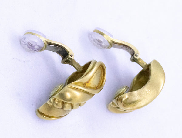 B. KIESELSTEIN CORD 18 KT SIGNATURE EARRINGS CLIP