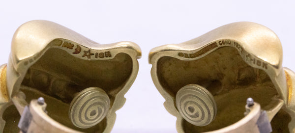 B. KIESELSTEIN CORD 18 KT SIGNATURE EARRINGS CLIP