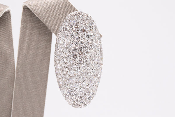 PALMIERO 18 KT EARRINGS WITH 9.04 Ctw OF VS-1 DIAMONDS