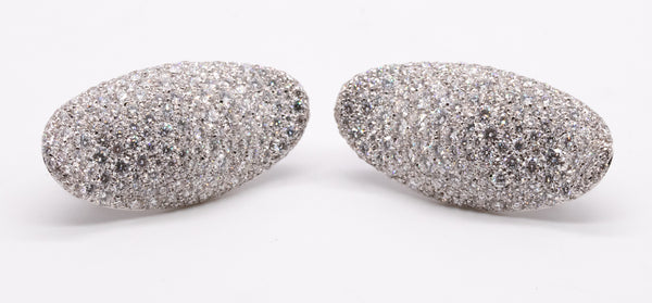 PALMIERO 18 KT EARRINGS WITH 9.04 Ctw OF VS-1 DIAMONDS