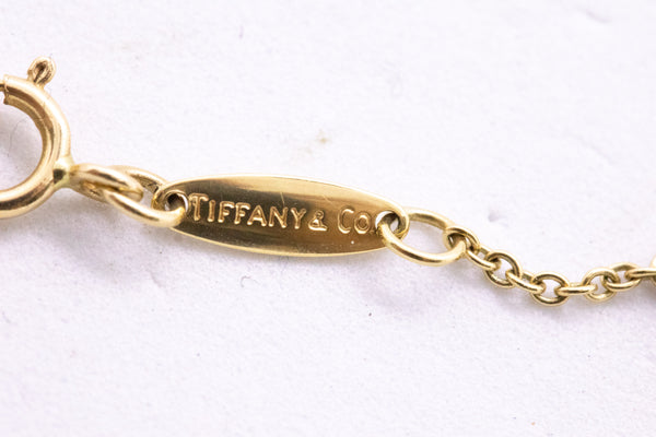 TIFFANY & CO.  18 KT ELSA PERETTI ETERNAL CIRCLE NECKLACE