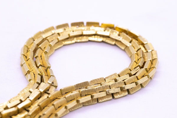TIFFANY & CO. MASSIVE 18 KT SOLID GOLD SAUTOUIR NECKLACE