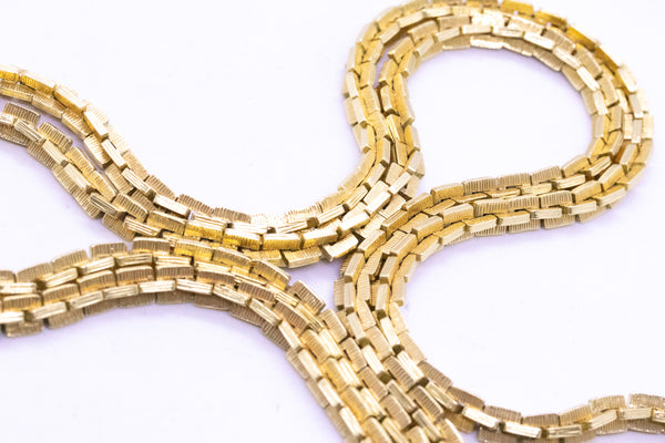 TIFFANY & CO. MASSIVE 18 KT SOLID GOLD SAUTOUIR NECKLACE