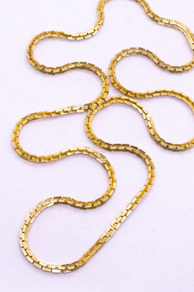 TIFFANY & CO. MASSIVE 18 KT SOLID GOLD SAUTOUIR NECKLACE