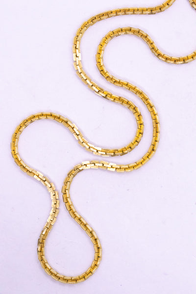TIFFANY & CO. MASSIVE 18 KT SOLID GOLD SAUTOUIR NECKLACE