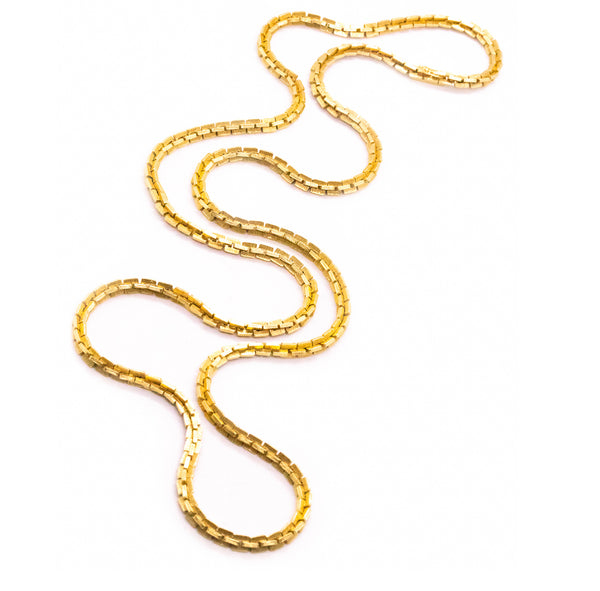 TIFFANY & CO. MASSIVE 18 KT SOLID GOLD SAUTOUIR NECKLACE