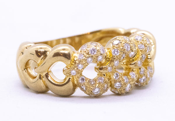 VAN CLEEF & ARPELS VCA 18 KT DIAMONDS HEARTS RING