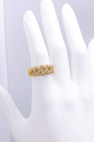 VAN CLEEF & ARPELS VCA 18 KT DIAMONDS HEARTS RING