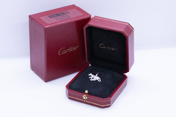 CARTIER PARIS 18 KT PANTHERE PENDANT WITH 1.35 Cts DIAMONDS