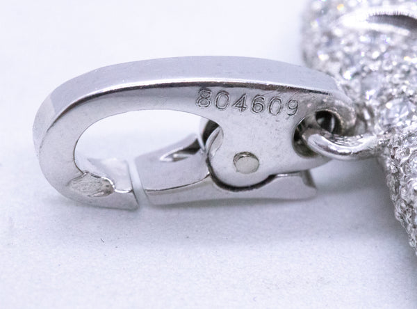 CARTIER PARIS 18 KT PANTHERE PENDANT WITH 1.35 Cts DIAMONDS