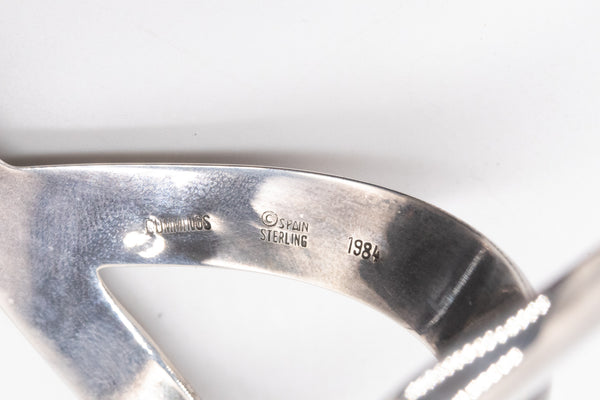 Angela Cummings 1984 New York Bold Wired Bangle Cuff In Solid .925 Sterling Silver