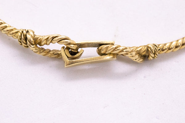 GUCCI 1960'S RARE RETRO 18 KT WRISTWATCH WITH GOLDEN TIGER EYE DIAL