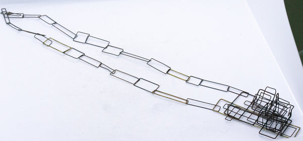 MARTACARMELA SOTELO VENICE 2017 BRASS, COPPER & IRON SAUTOIR NECKLACE