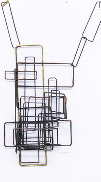 MARTACARMELA SOTELO VENICE 2017 BRASS, COPPER & IRON SAUTOIR NECKLACE