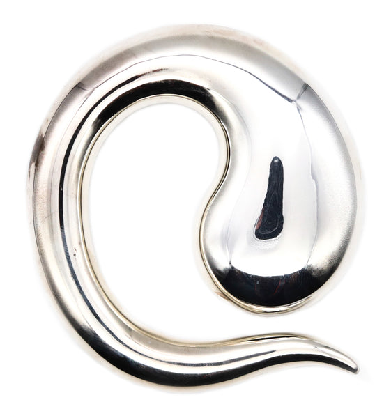Tiffany & Co 1981 Elsa Peretti Abstract Pendant buckle in solid .925 Sterling Silver