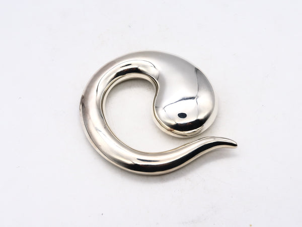 Tiffany & Co 1981 Elsa Peretti Abstract Pendant buckle in solid .925 Sterling Silver