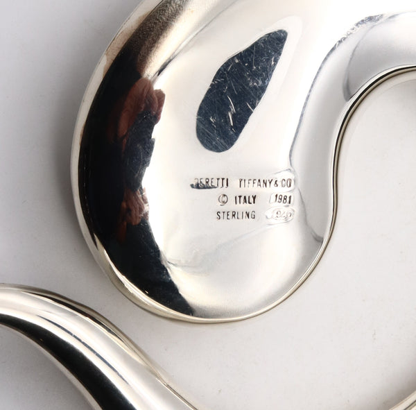 Tiffany & Co 1981 Elsa Peretti Abstract Pendant buckle in solid .925 Sterling Silver