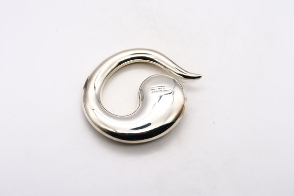 Tiffany & Co 1981 Elsa Peretti Abstract Pendant buckle in solid .925 Sterling Silver