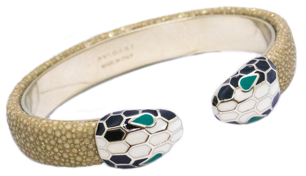 BvLGARI BuLGARI ITALY SERPENTI FOREVER CUFF BRACELET